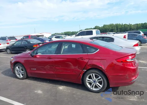 2018 Ford Fusion Hybrid Se from USA, damaged, VIN 3FA6P0LU2JR221675